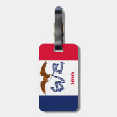 Iowa Gepäckanhänger (Rückseite vertikal)