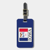 Iowa Gepäckanhänger (Vorderseite vertikal)