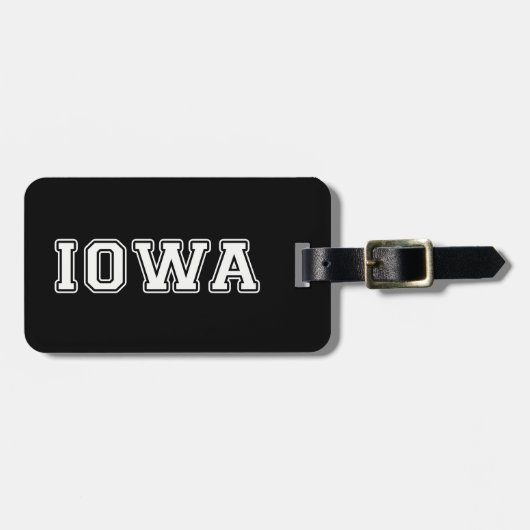 Iowa Gepäckanhänger (Vorderseite horizontal)
