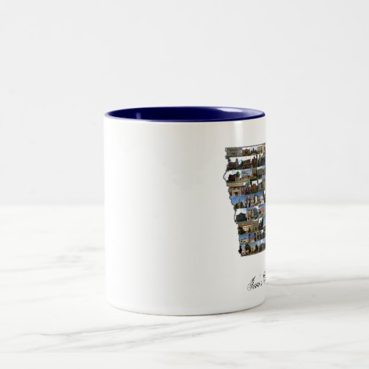 Iowa-Gericht-Projekt-Tasse Zweifarbige Tasse (Mittel)