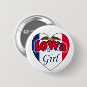 Iowa Girl Button (Vorne & Hinten)