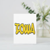 Iowa Graffiti Postkarte (Stehend Vorderseite)