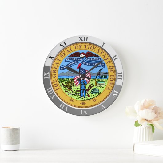 Iowa Große Wanduhr (Zuhause)