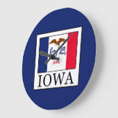 Iowa Große Wanduhr (Winkel)