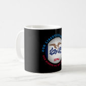 IOWA HAWKEYE STAAT FLAG KAFFEETASSE (Vorderseite Links)