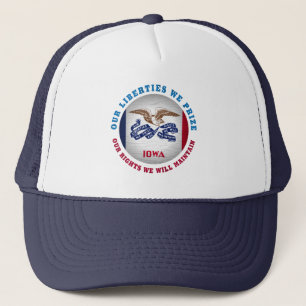 IOWA HAWKEYE STAAT FLAG TRUCKERKAPPE