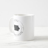 Iowa Hawkeye Staat Kaffeemaschine Tasse (Vorderseite Links)