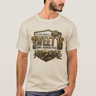 Iowa Hawkeyes Sweet 16 2026 Herren March Madness T-Shirt