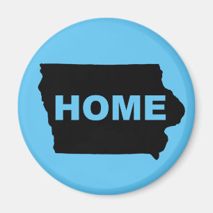 Iowa Heimweg von State Kühlschrankmagnet