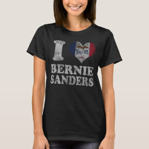 Iowa-Herz-Bernie-Sandpapierschleifmaschinen 2016 T-Shirt