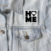 Iowa Home Heart State Button Badge (Beispiel)