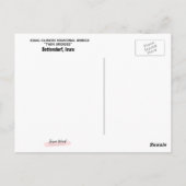 Iowa-Illinois Memorial Bridge Post Card Postkarte (Rückseite)