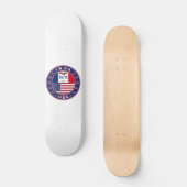 Iowa, Iowa-Aufkleber, Tasche, Uhr Skateboard (Vorderseite)