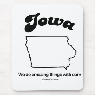 IOWA - "IOWA-STAATS-MOTTO" T - Shirts und Gang Mousepad