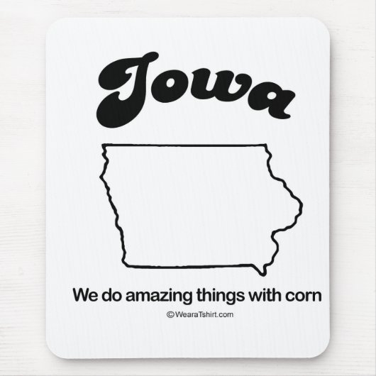 IOWA - "IOWA-STAATS-MOTTO" T - Shirts und Gang Mousepad (Vorne)
