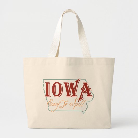 Iowa Jumbo Stoffbeutel (Vorne)