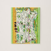 Iowa Karte Puzzle (Vertikal)