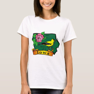 Iowa-Karte T-Shirt