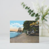Iowa Karussell Postkarte (Stehend Vorderseite)