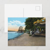 Iowa Karussell Postkarte (Vorne/Hinten)