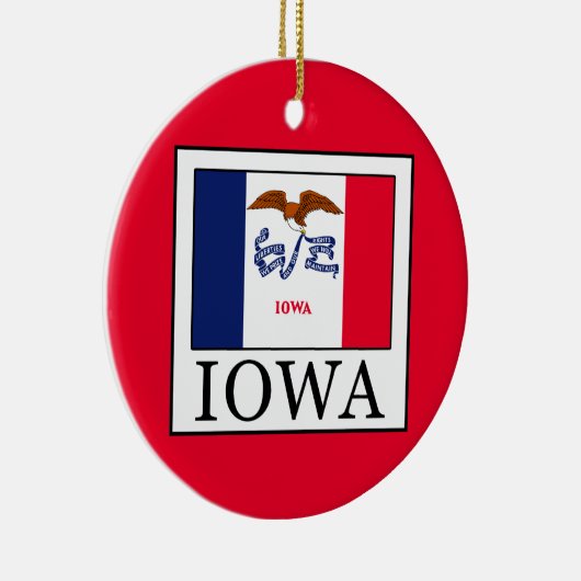 Iowa Keramik Ornament (Rechts)