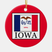 Iowa Keramik Ornament (Vorne)