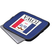 Iowa Laptopschutzhülle (Vorne Knopf)
