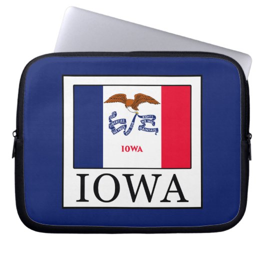 Iowa Laptopschutzhülle (Vorderseite)