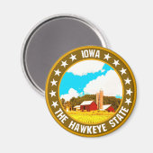 Iowa Magnet (Vorderseite/Rückseite)