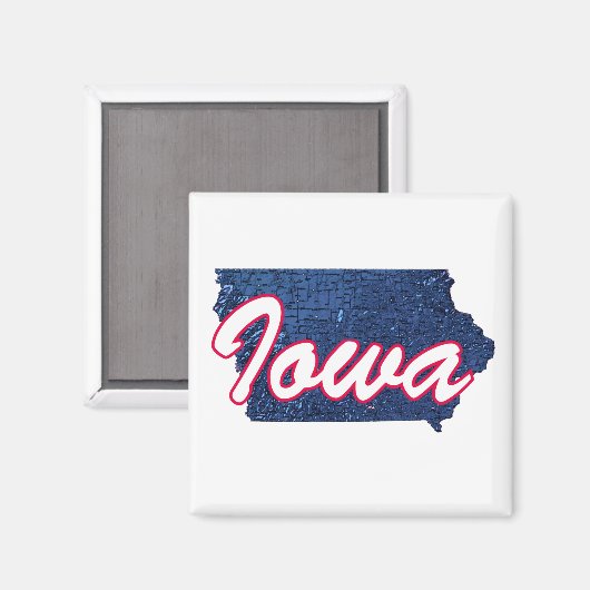 Iowa Magnet (Vorderseite/Rückseite)