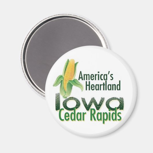 IOWA MAGNET (Vorderseite/Rückseite)