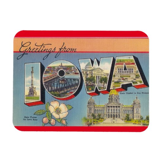 Iowa Magnet (Horizontal)