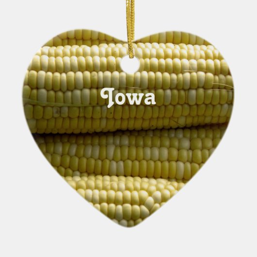 Iowa-Maiskörner Keramikornament (Vorne)
