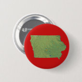 Iowa Map Button (Vorne & Hinten)