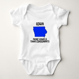 Iowa - Mehr Vokale als Konsonanten Baby Strampler