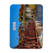 Iowa Mississippi River Magnet (Vertikal)