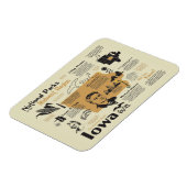 Iowa National Parks Map Magnet (Linke Seite)