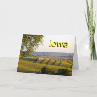 Iowa Note Card Feiertagskarte