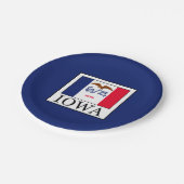 Iowa Pappteller (Schrägansicht)