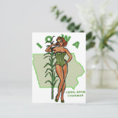 Iowa Pinup Postkarte (Stehend Vorderseite)