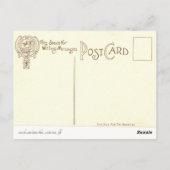 Iowa postcard, 1907 Staat Fair Postkarte (Rückseite)