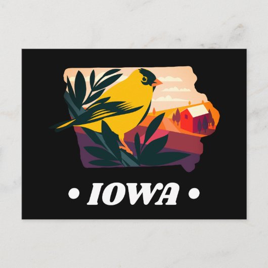Iowa Postcard Postkarte (Vorderseite)