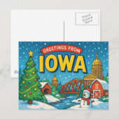 IOWA Postcard Postkarte (Vorne/Hinten)