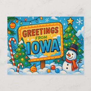 IOWA Postcard Postkarte