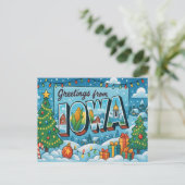 IOWA Postcard Postkarte (Stehend Vorderseite)