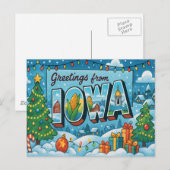 IOWA Postcard Postkarte (Vorne/Hinten)