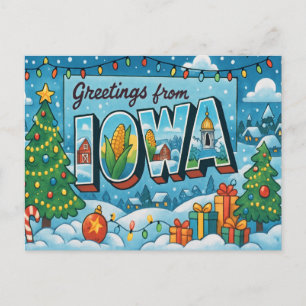IOWA Postcard Postkarte