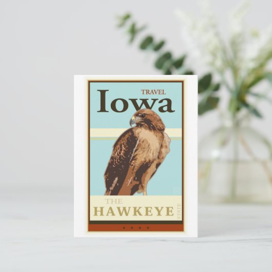 Iowa Postkarte (Stehend Vorderseite)