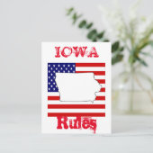 IOWA POSTKARTE (Stehend Vorderseite)