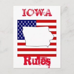 IOWA POSTKARTE